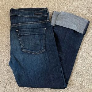 Citizens of humanity cropped straight leg jeans sz 29